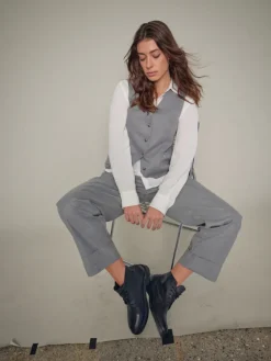 Mos Mosh Gry Caia Trouser Grey