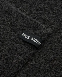 Mos Mosh Thora Knit Scarf Charcoal Grey