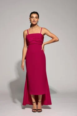 Moskada Cecilia Taffeta Dress Red