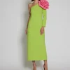 Moskada Demeter Dress Lime/Pink