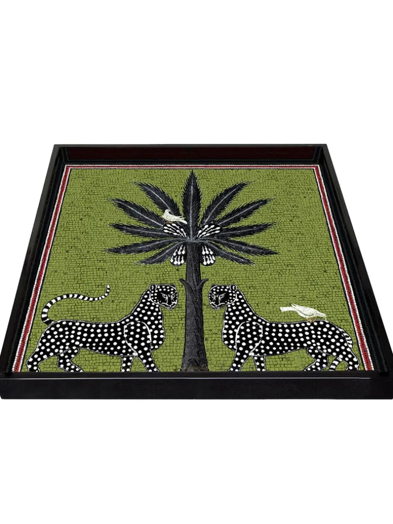 Ortigia Tray Square Green