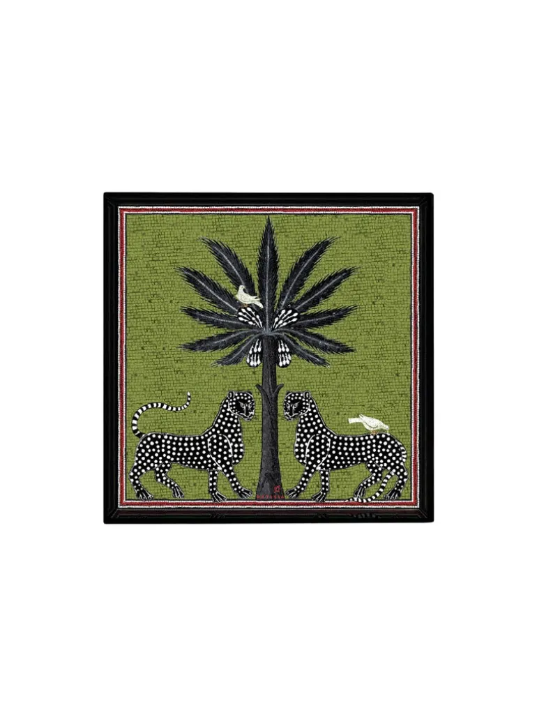Ortigia Tray Square Green