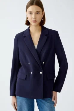 Oui Blazer Dark Navy