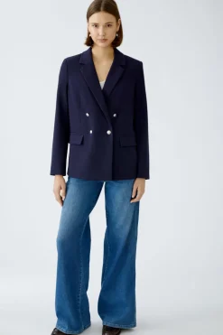 Oui Blazer Dark Navy