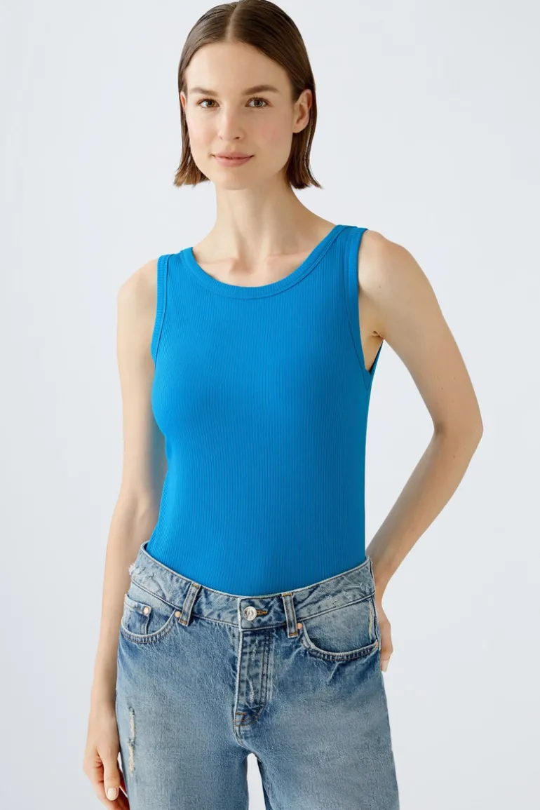 Oui Filiz Knit Top Radiant Blue