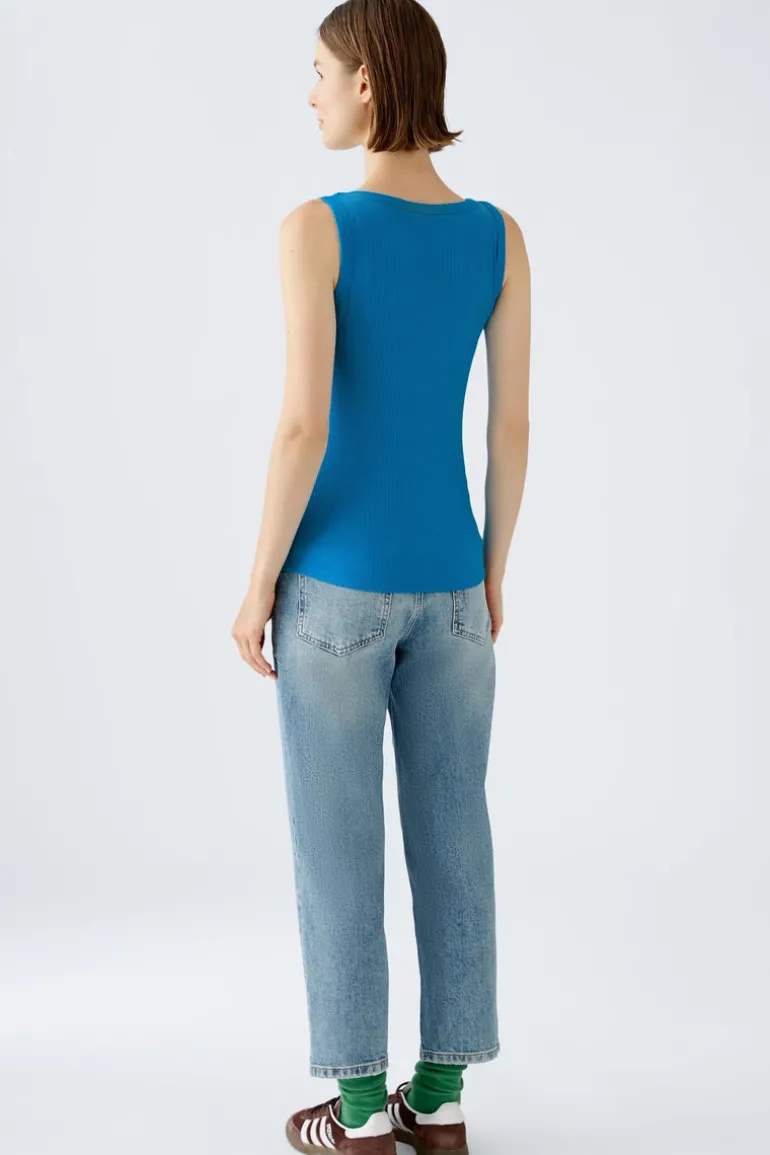Oui Filiz Knit Top Radiant Blue