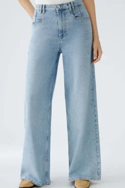 Oui High Rise Blue Denim Jeans