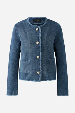 Oui Jacket Blue Denim