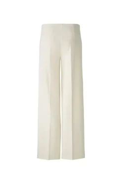 Oui Jersey Trousers Offwhite