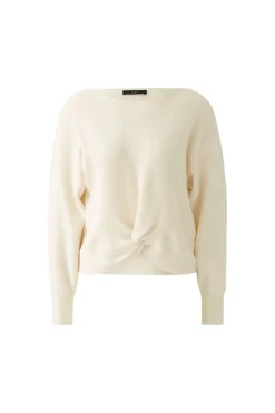 Oui Knit Jumper Off-white