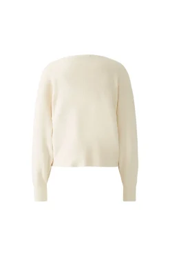 Oui Knit Jumper Off-white