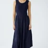 Oui Maxi Dress Dark Navy
