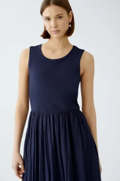 Oui Maxi Dress Dark Navy