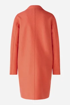 Oui Mayson Wool Coat Coral