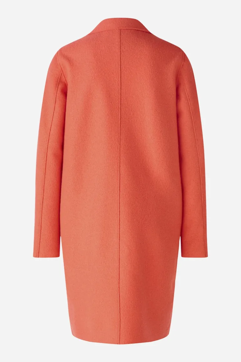 Oui Mayson Wool Coat Coral