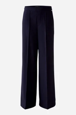 Oui Trousers Dark Navy