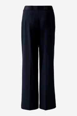 Oui Trousers Dark Navy