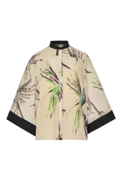 Psophia Blouse Ivory Print