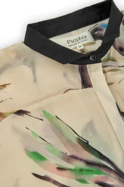Psophia Blouse Ivory Print