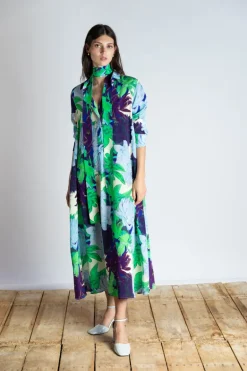 Psophia Floral Print Dress
