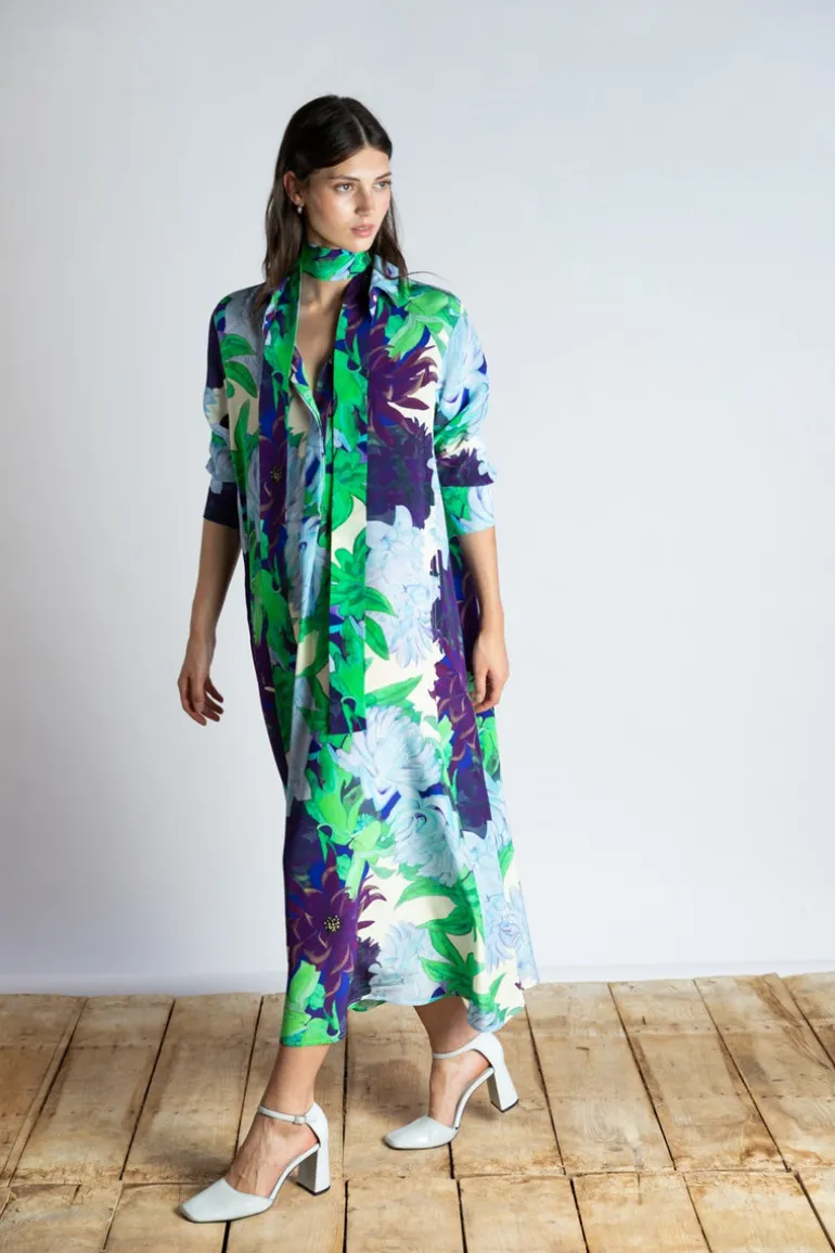 Psophia Floral Print Dress
