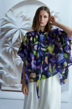 Psophia Shirt Plum Print