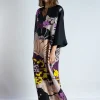 Psophia Tunic Black Flower Print