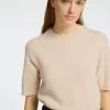 Selected Femme Cille Knit Top Birch Melange