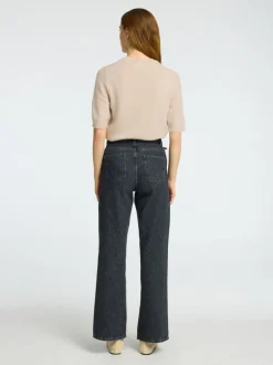 Selected Femme Cille Knit Top Birch Melange