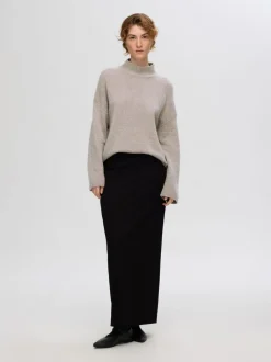 Selected Femme Cille Knit High Neck Sweater