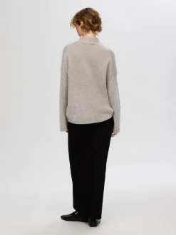 Selected Femme Cille Knit High Neck Sweater