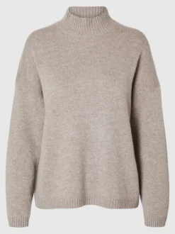 Selected Femme Cille Knit High Neck Sweater