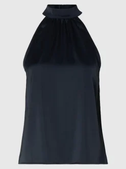 Selected Femme Halter Neck Top Dark Sapphire