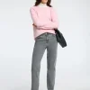 Selected Femme Lulu Knit Jumper Mauve Melange