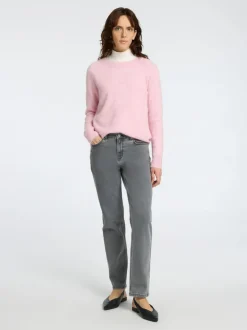 Selected Femme Lulu Knit Jumper Mauve Melange