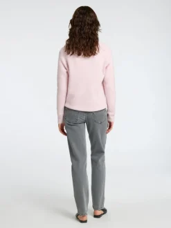 Selected Femme Lulu Knit Jumper Mauve Melange