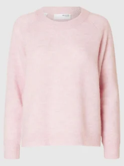 Selected Femme Lulu Knit Jumper Mauve Melange