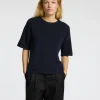 Selected Femme Maline Knit Top Dark Sapphire