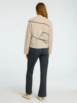 Selected Femme Sia Knit Jumper Birch/Black