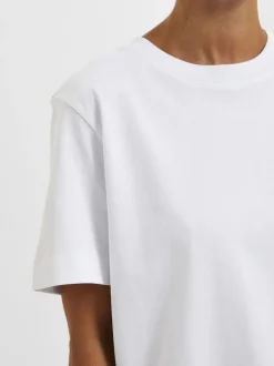 Selected Femme Tee Bright White
