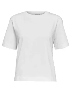 Selected Femme Tee Bright White