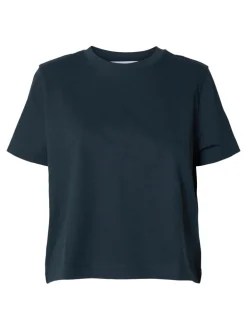 Selected Femme Tee Dark Sapphire