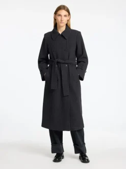 Selected Femme Una Wool Trench Coat