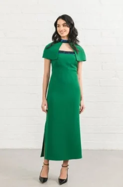 Sisters by CK Poppy Dress Deep Green