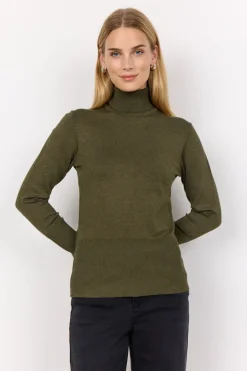 Soya Concept Dollie 145 Knit Pullover Dark Olive