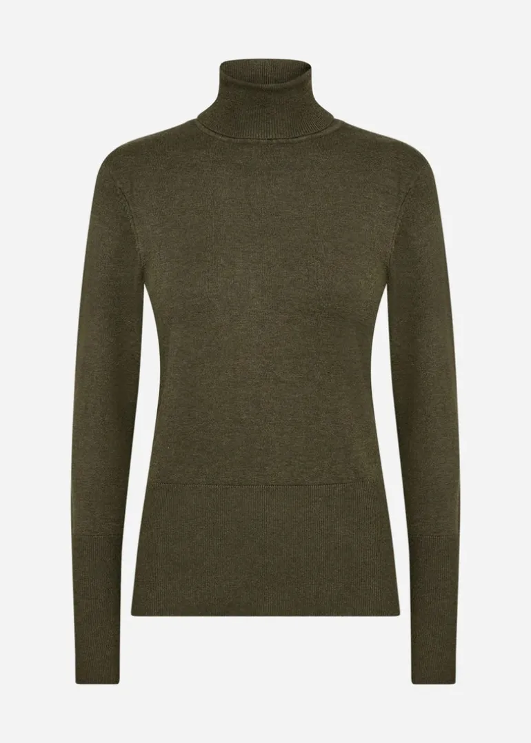 Soya Concept Dollie 145 Knit Pullover Dark Olive