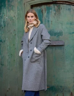 Soya Concept Felisia 2 Coat Black Houndstooth