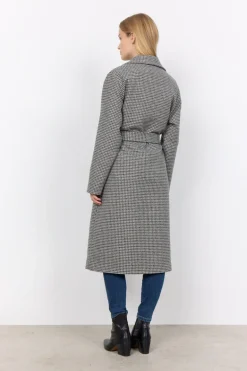 Soya Concept Felisia 2 Coat Black Houndstooth