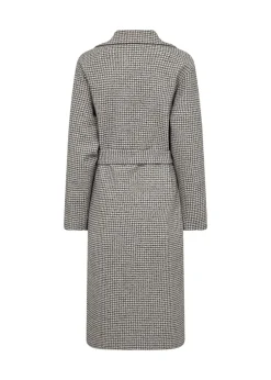 Soya Concept Felisia 2 Coat Black Houndstooth