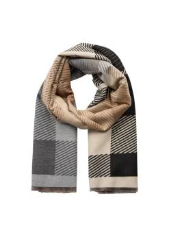 Soya Concept Irma 1 Scarf Check Desert Brown